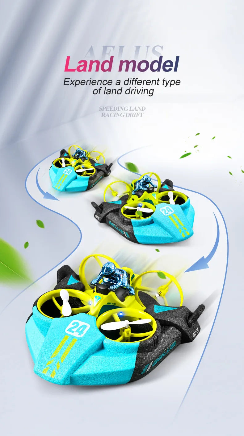 3-in-1 RC Hovercraft Drone