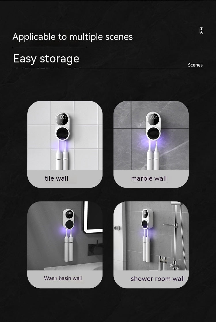 Tooth Brush Holder + UV Sanitizer