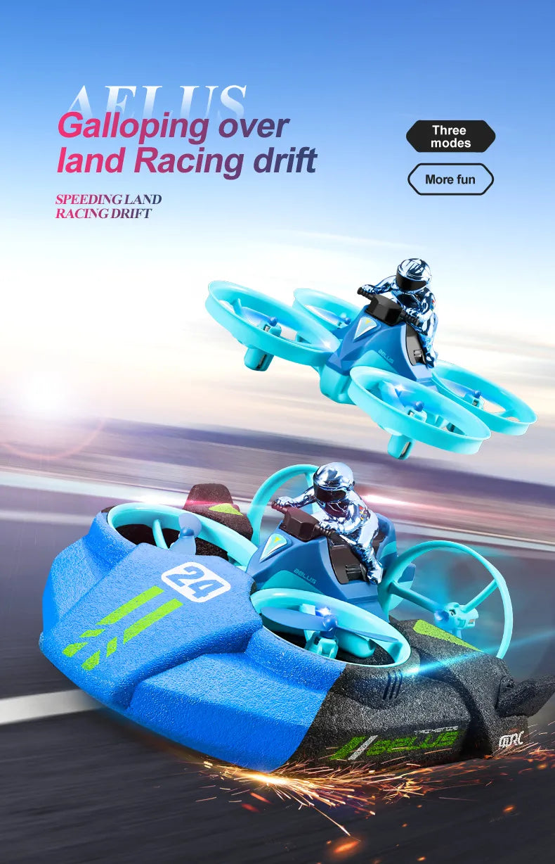 3-in-1 RC Hovercraft Drone