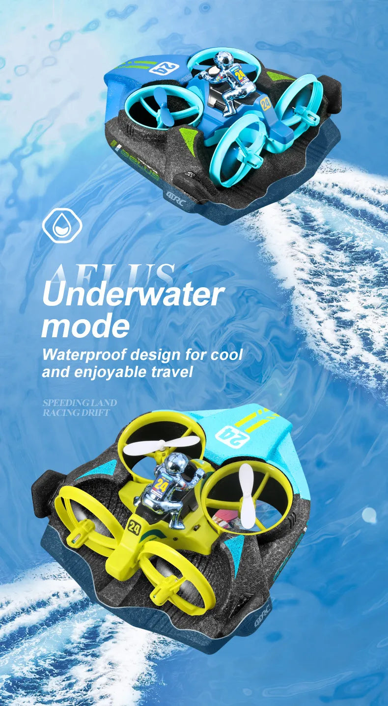 3-in-1 RC Hovercraft Drone