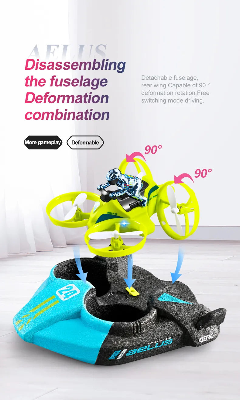 3-in-1 RC Hovercraft Drone
