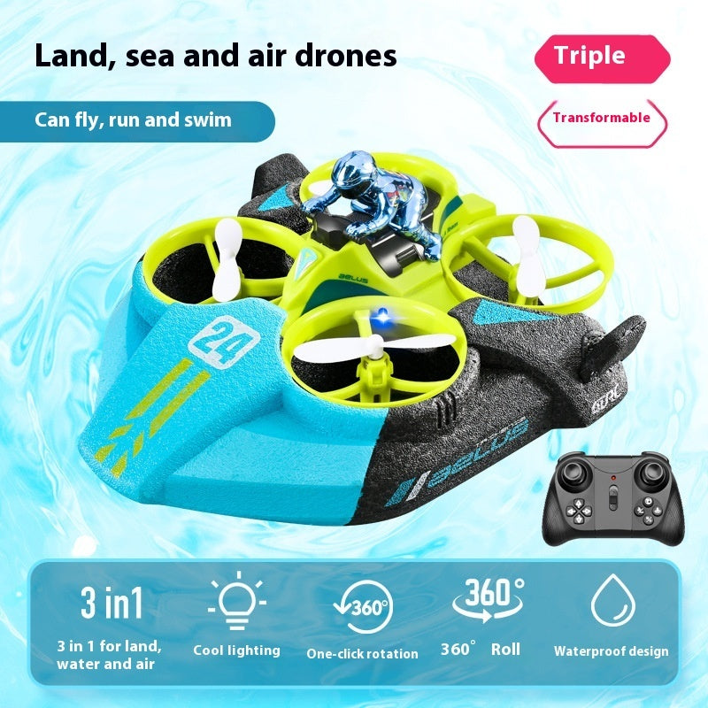 3-in-1 RC Hovercraft Drone
