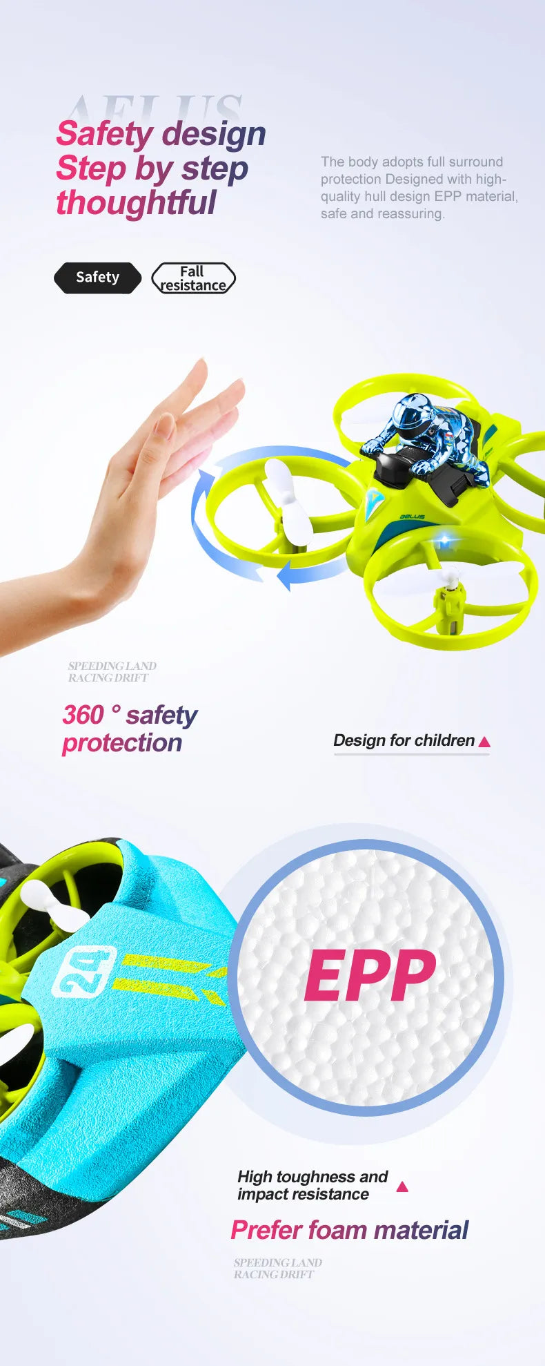 3-in-1 RC Hovercraft Drone