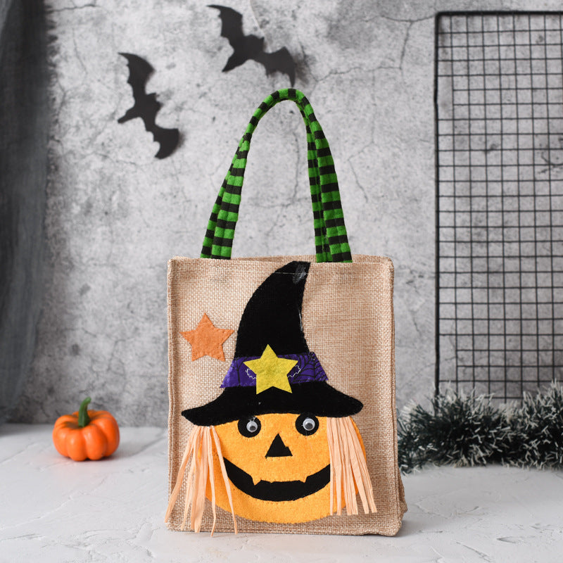 🎃 Halloween Candy Tote Bag – Trick or Treat in Style 🕸️🍬