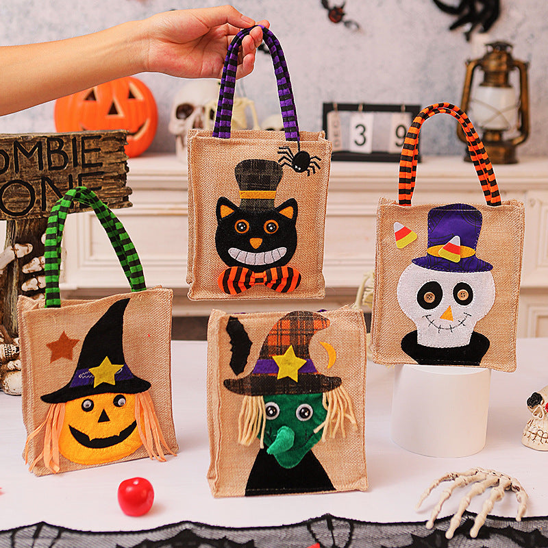 🎃 Halloween Candy Tote Bag – Trick or Treat in Style 🕸️🍬