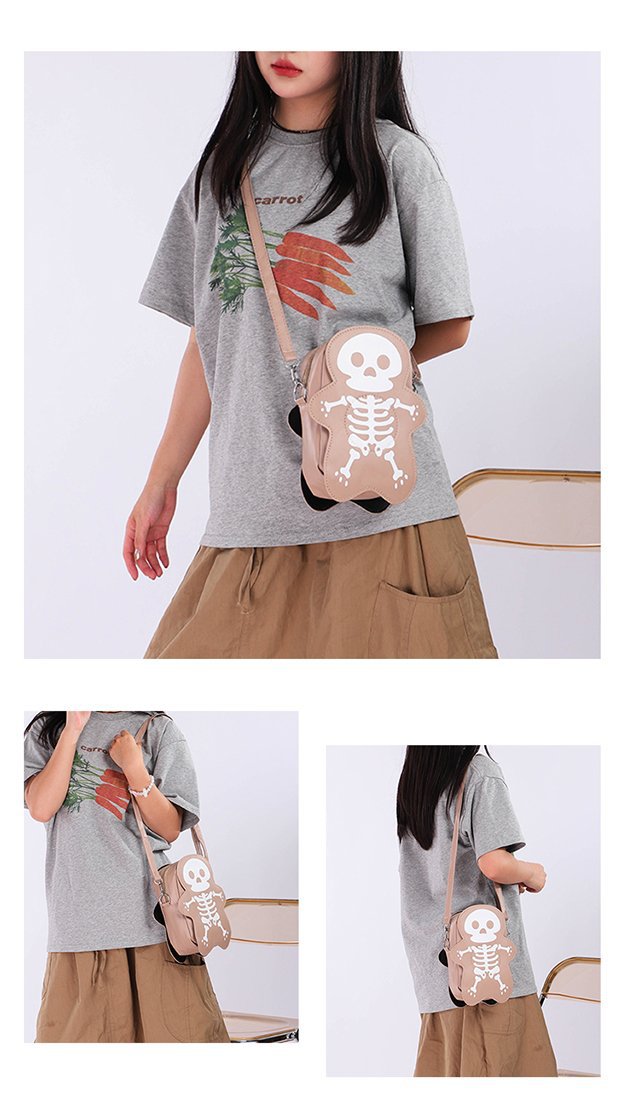 💀 Halloween Skull Shoulder Bag – Slay the Night 🖤👁️