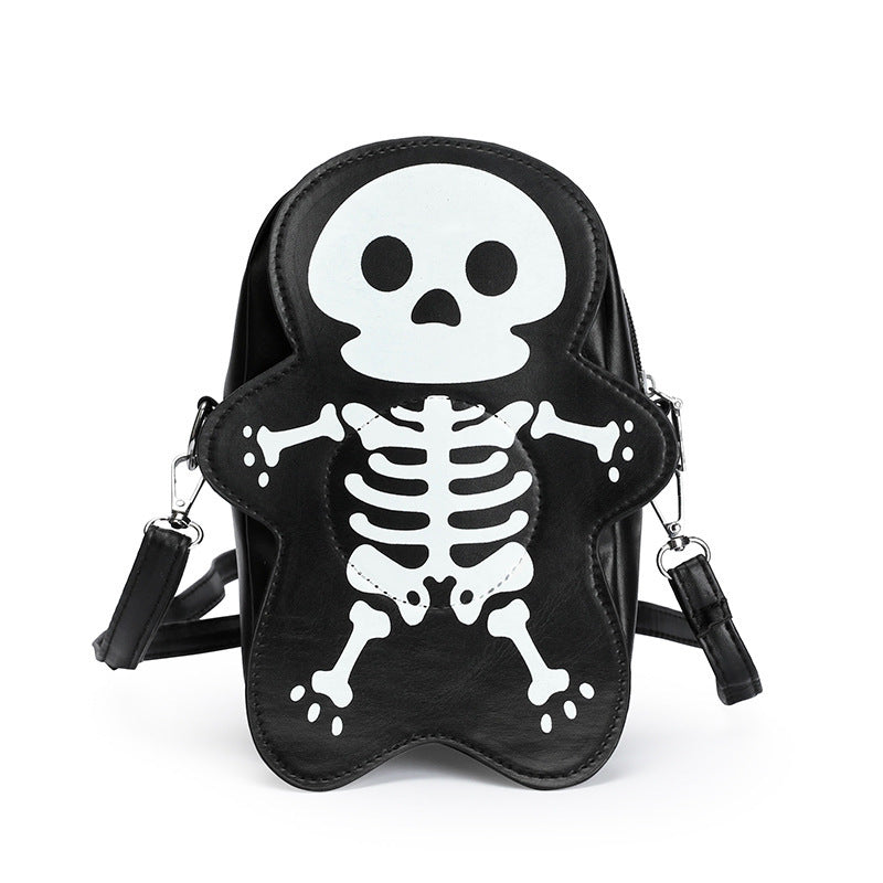 💀 Halloween Skull Shoulder Bag – Slay the Night 🖤👁️