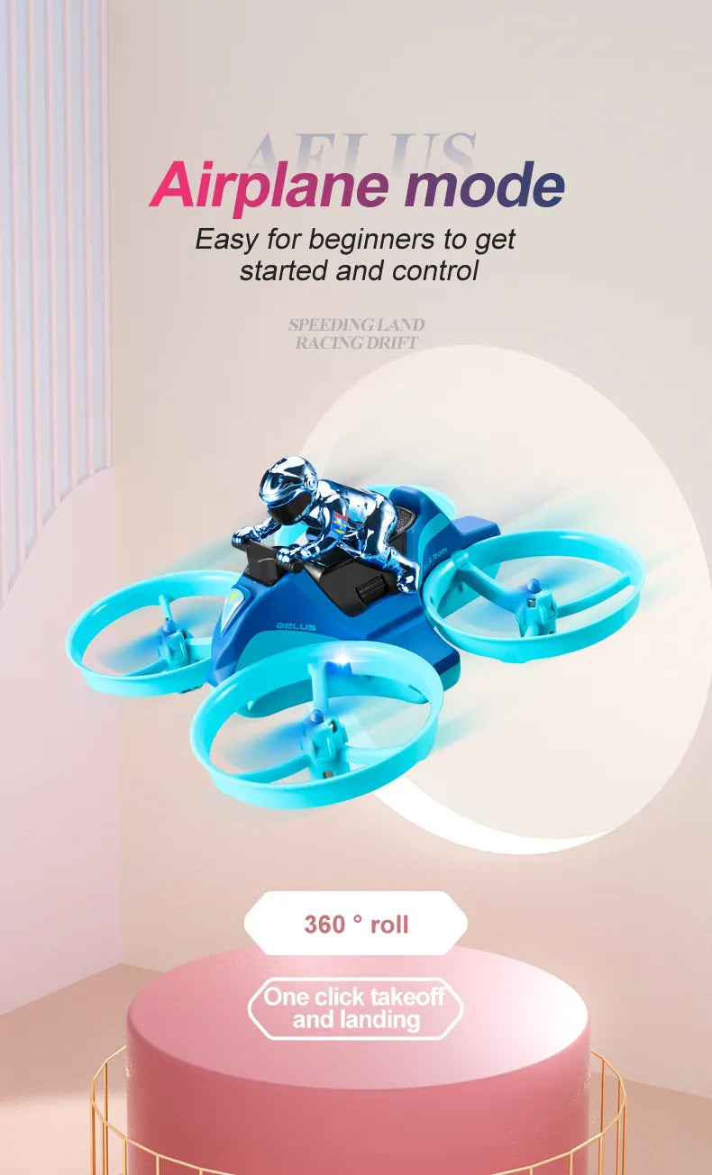 3-in-1 RC Hovercraft Drone