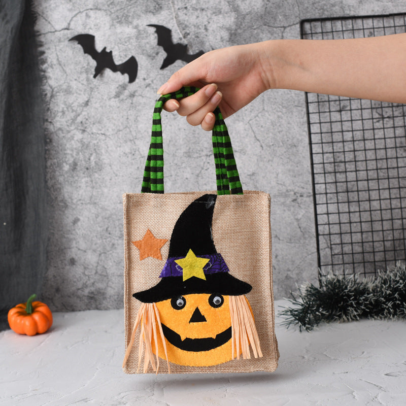 🎃 Halloween Candy Tote Bag – Trick or Treat in Style 🕸️🍬