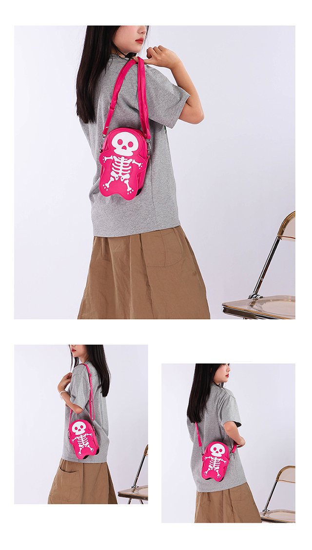 💀 Halloween Skull Shoulder Bag – Slay the Night 🖤👁️