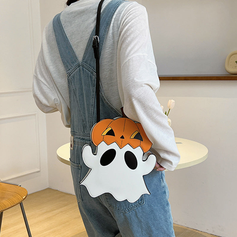 🎃👻 Spooky Sweetness – The Pumpkin Ghost Bag 🧡
