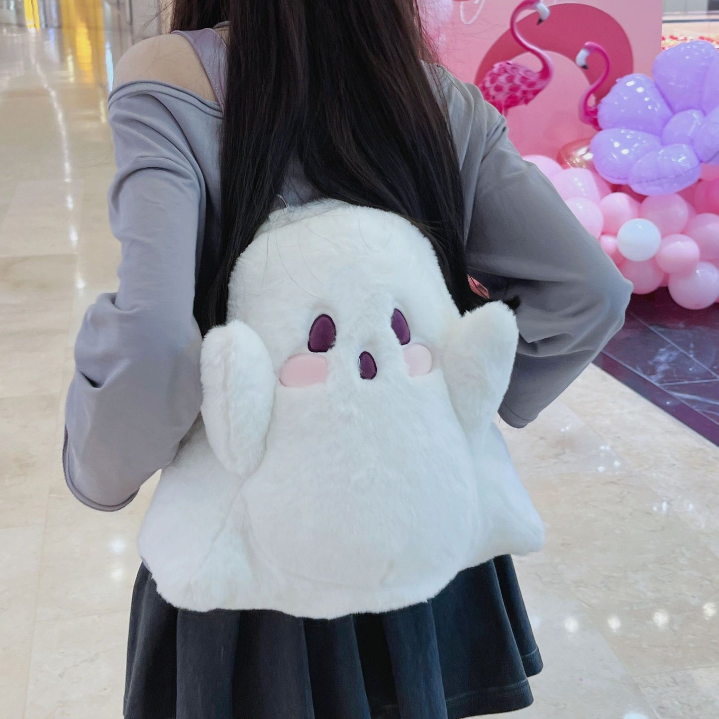🎒👻 Spooky Squad Backpack –Plush Phantom Pack 🧸