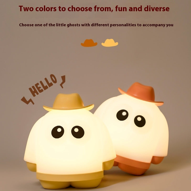 👻🔮 Midnight Whisper Ghost Night Light 🎃✨