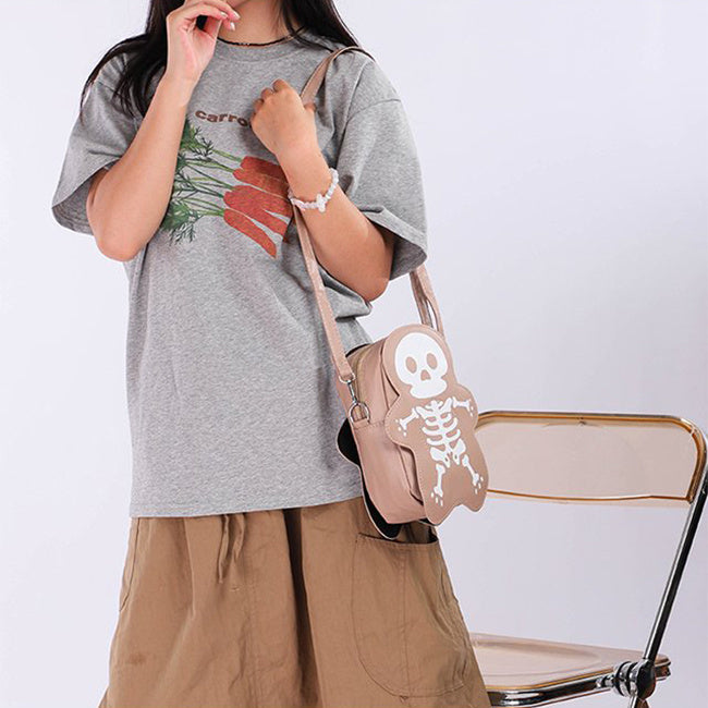 💀 Halloween Skull Shoulder Bag – Slay the Night 🖤👁️