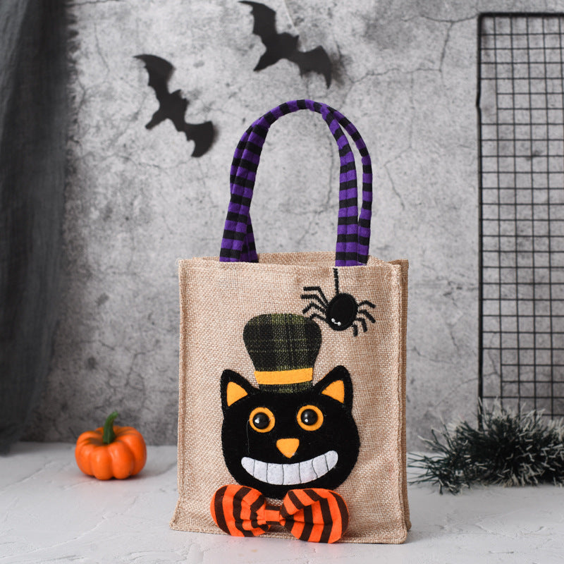 🎃 Halloween Candy Tote Bag – Trick or Treat in Style 🕸️🍬