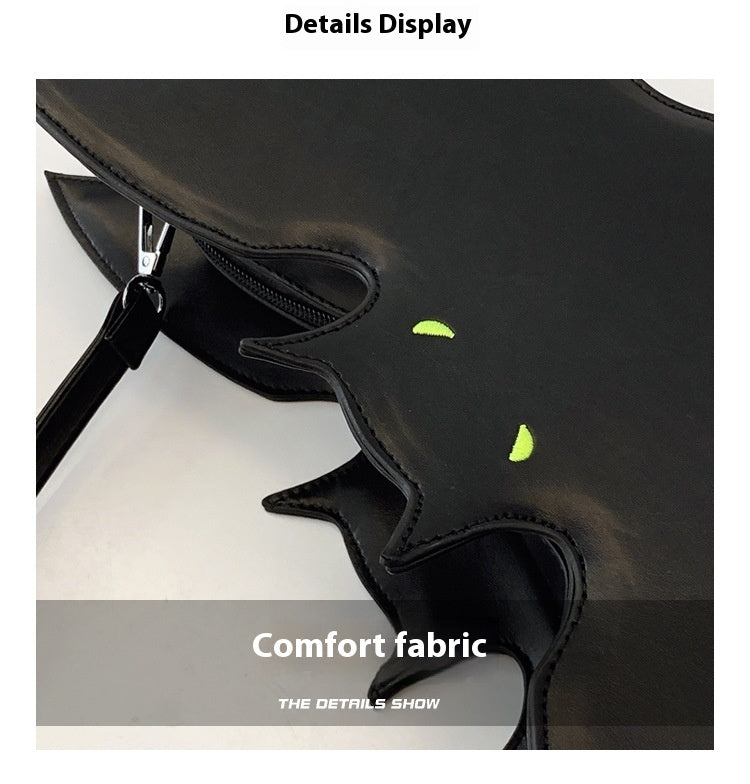 🦇🌙 Batwing Nocturne – The Bat Messenger Bag ✨