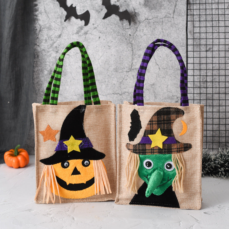 🎃 Halloween Candy Tote Bag – Trick or Treat in Style 🕸️🍬