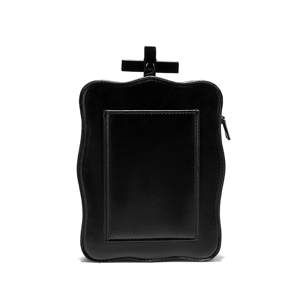 🖤 Skull Noir Luxe Crossbody – Dark Gothic Elegance 💀✨