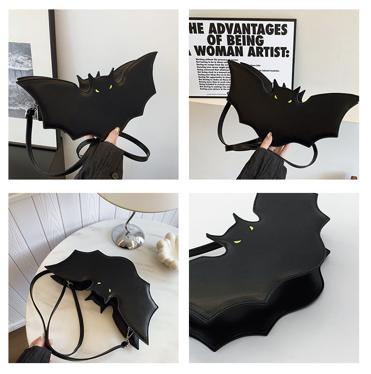 🦇🌙 Batwing Nocturne – The Bat Messenger Bag ✨