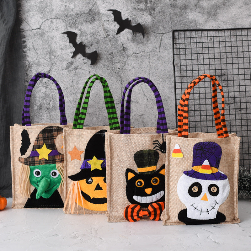 🎃 Halloween Candy Tote Bag – Trick or Treat in Style 🕸️🍬