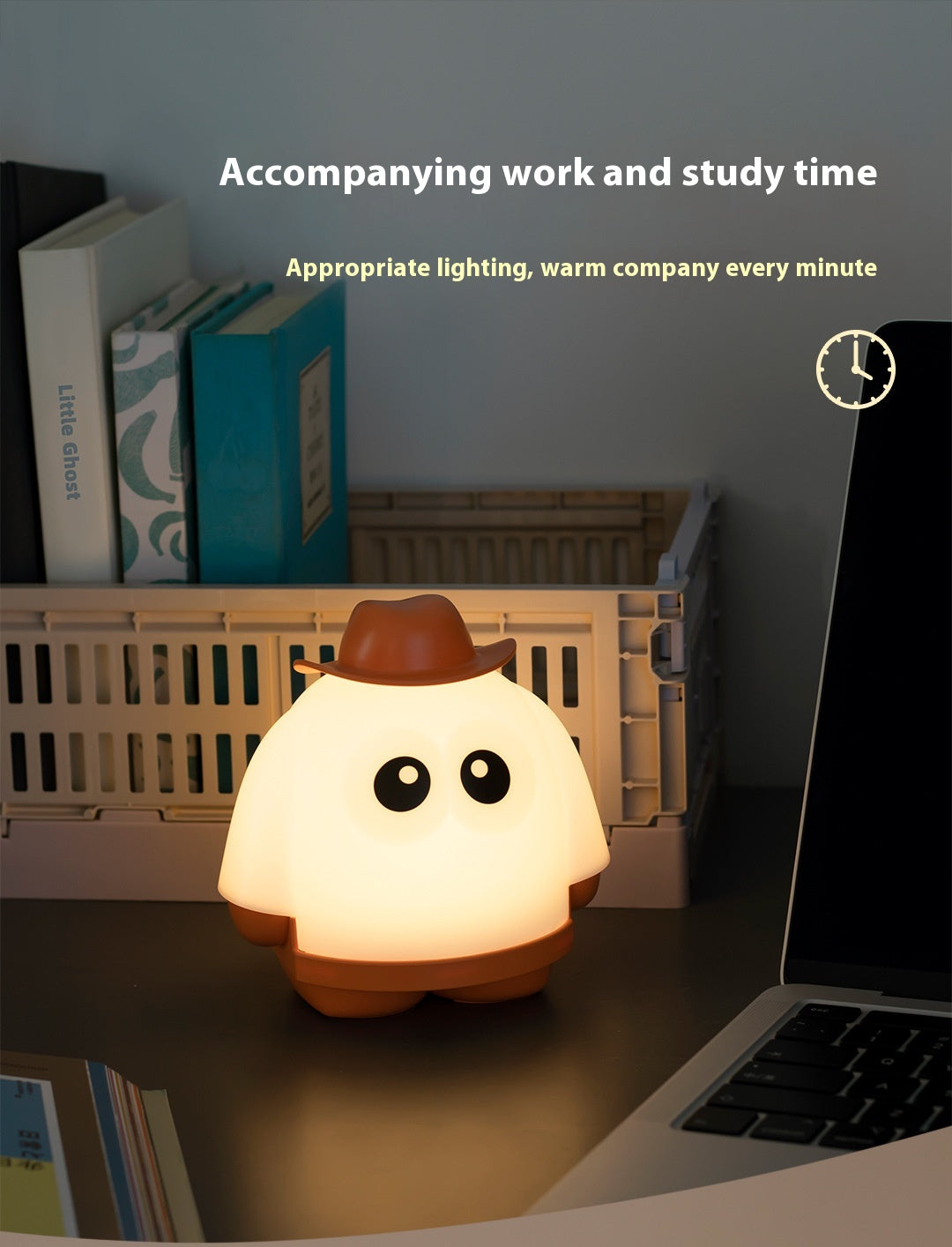 👻🔮 Midnight Whisper Ghost Night Light 🎃✨