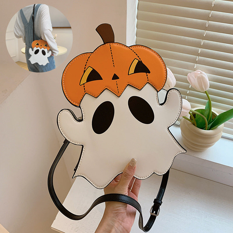 🎃👻 Spooky Sweetness – The Pumpkin Ghost Bag 🧡