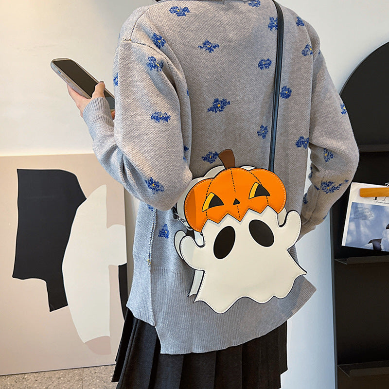 🎃👻 Spooky Sweetness – The Pumpkin Ghost Bag 🧡