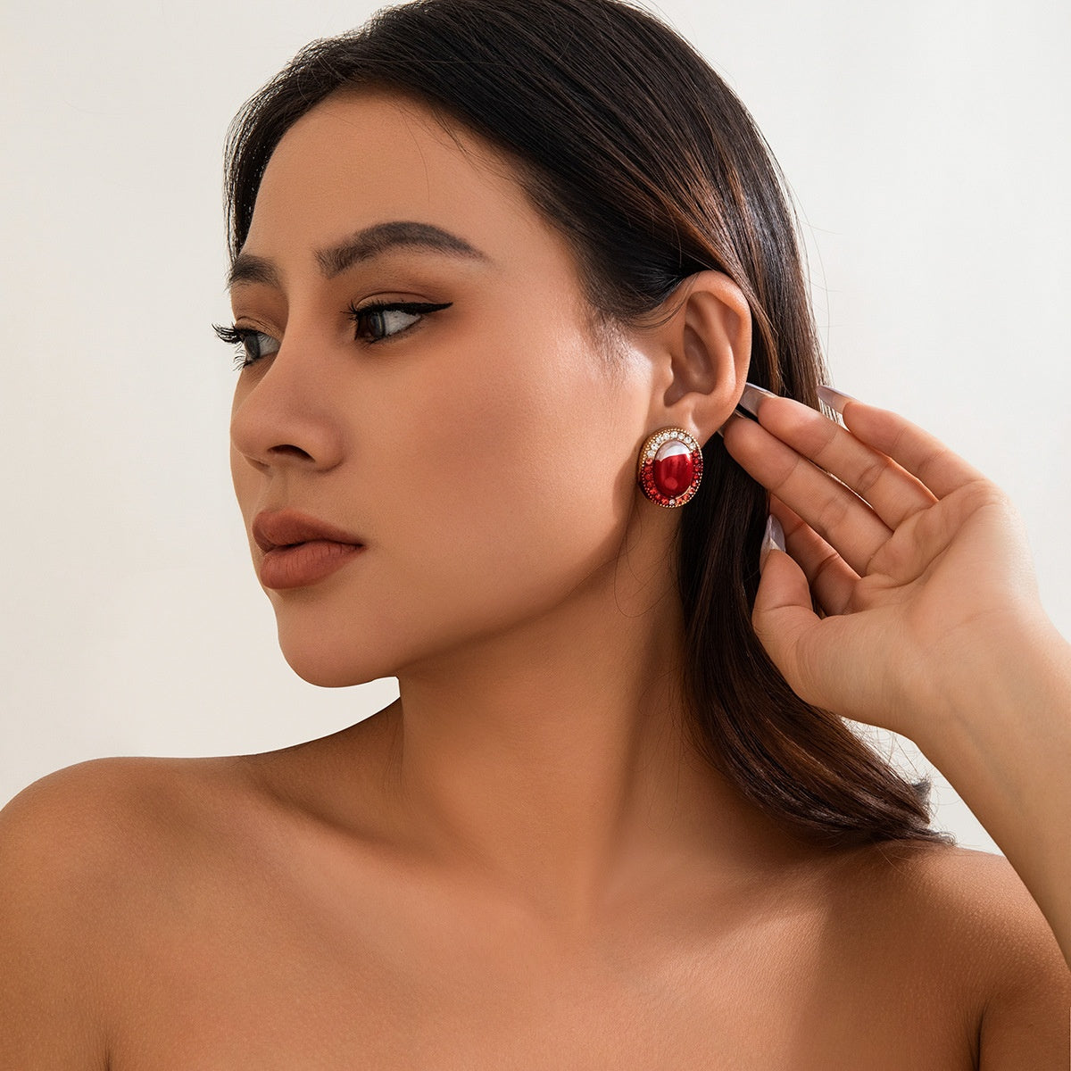 💎🌙 Midnight Elegance – Pearl Collar Retro Gothic Set 🖤👑